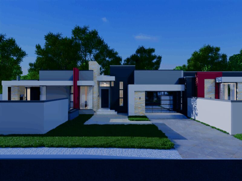 6 Bedroom House Plan MLB 076.2S
