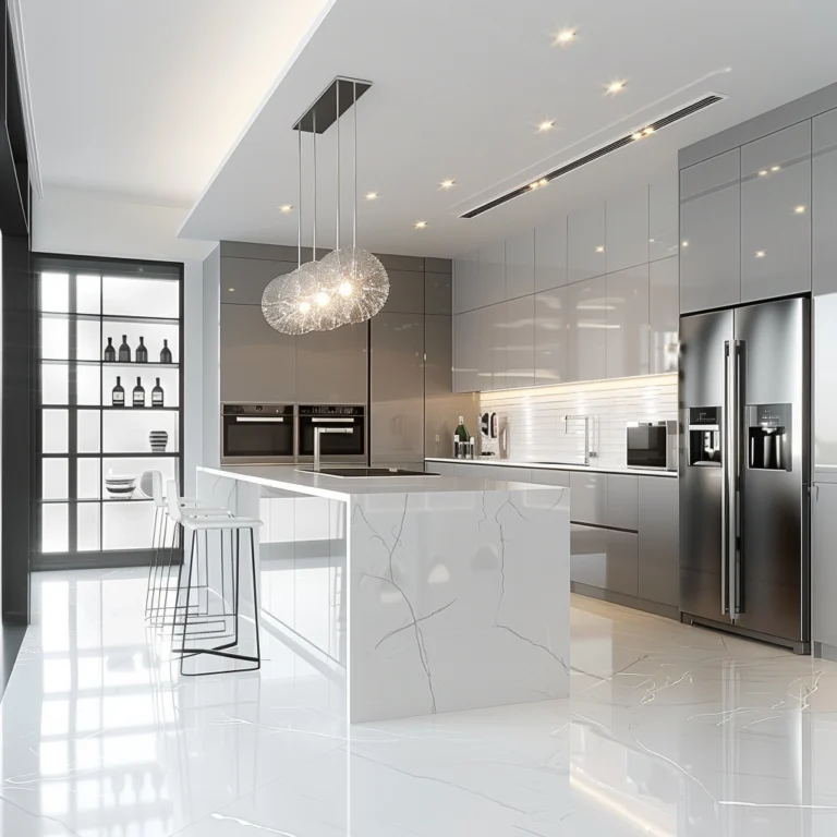 Black & White Ultra-Modern Kitchen