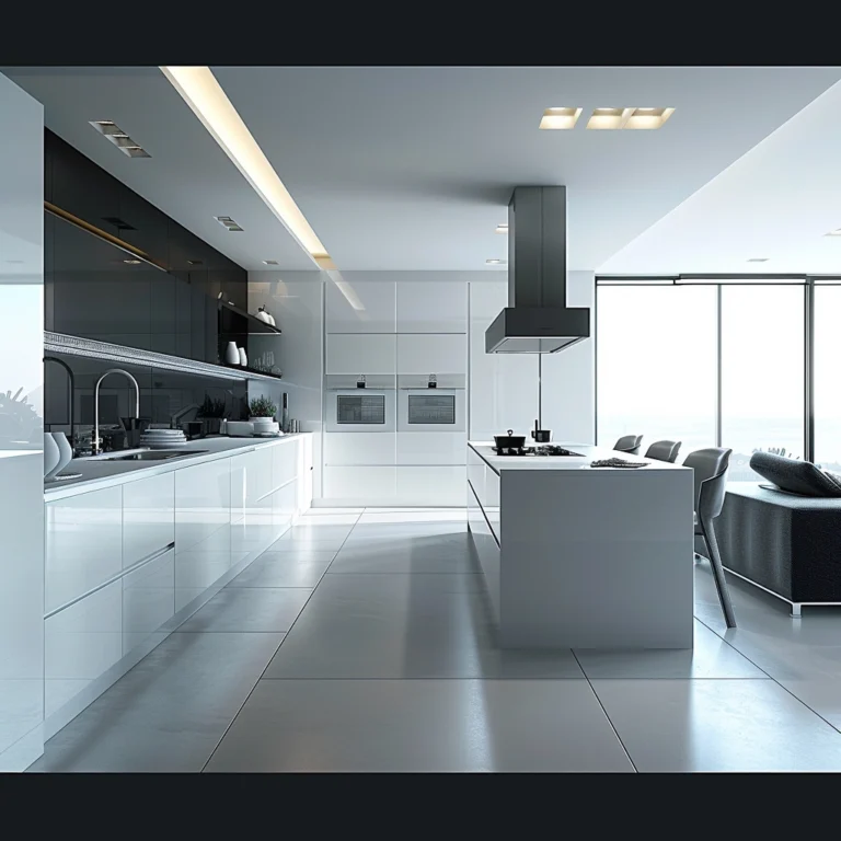 Contemporary High-Gloss Kitchen