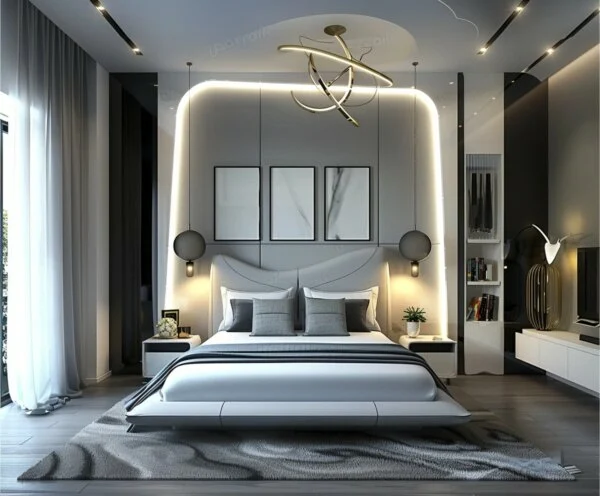 Abstract Elegance Bedroom