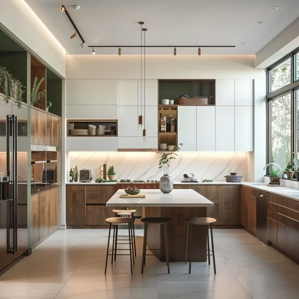 Airy and Natural Kitchen