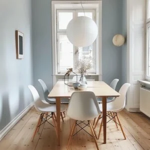 Bright Minimalist Dining Room