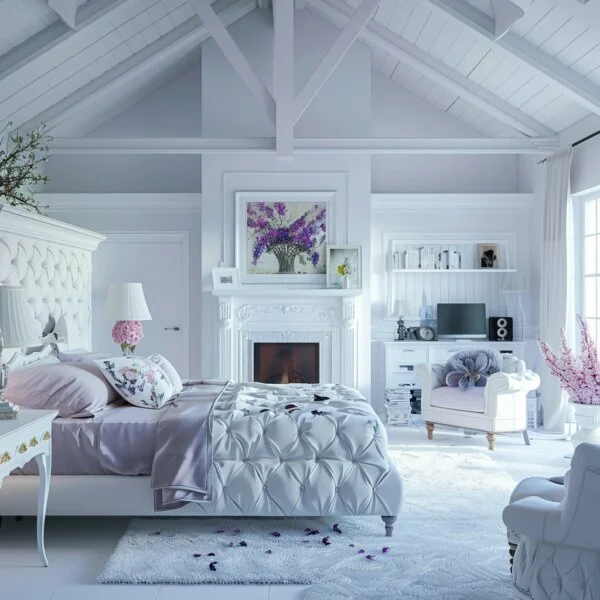 Classic White Country Bedroom