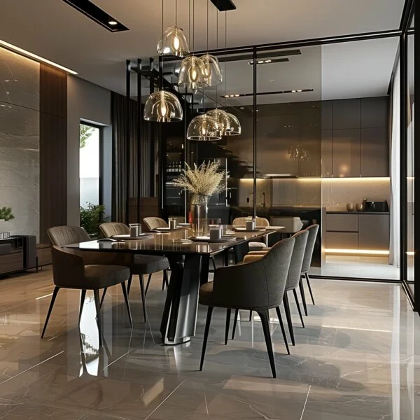 Elegant Contemporary Dining Room