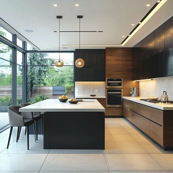Light-Filled Modern Kitchen