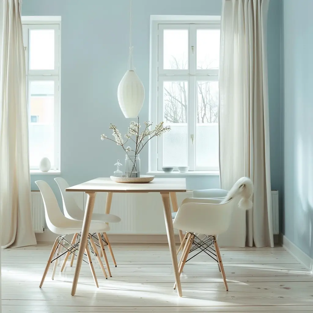 Light and Airy Scandinavian Dining Room