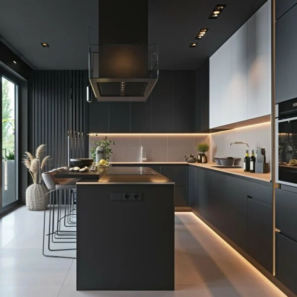 Modern Kitchen with Underglow