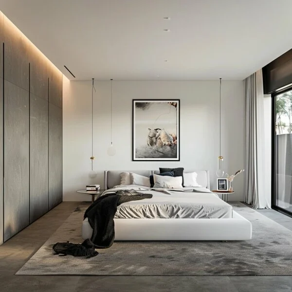 Modern Soft Glow Bedroom