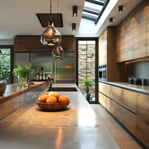 Natural Light Wood Kitchen