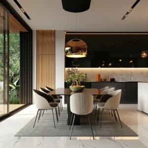Nature-Infused Modern Dining