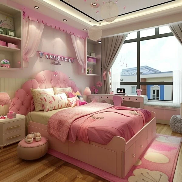 Pink Princess Bedroom