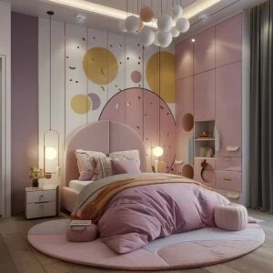 Playful Pastel Bedroom