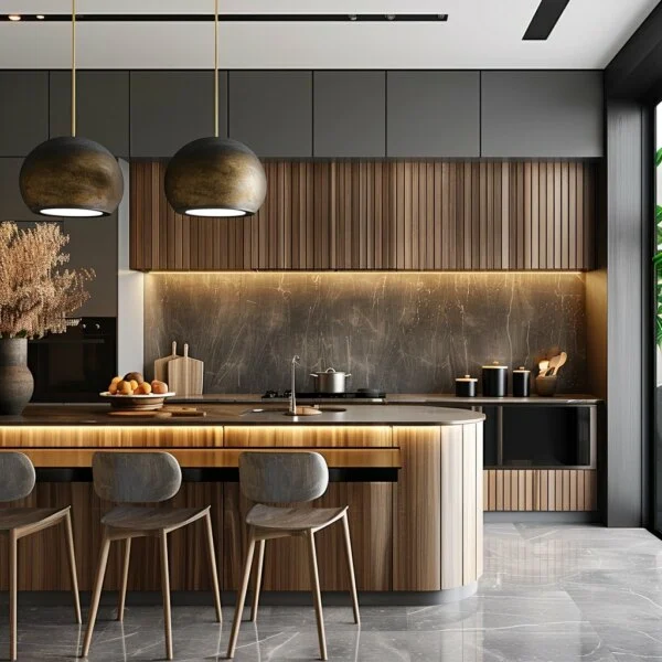 Refined Wood Elegance Kitchen