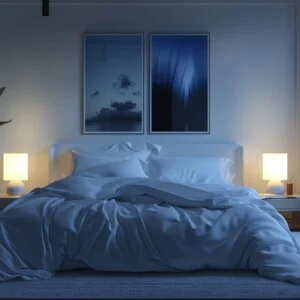 Serene Blue Bedroom