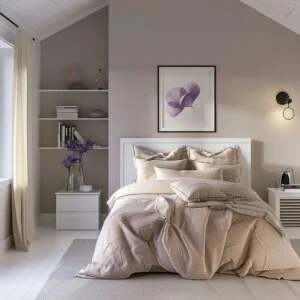 Serene Lavender Touch Bedroom