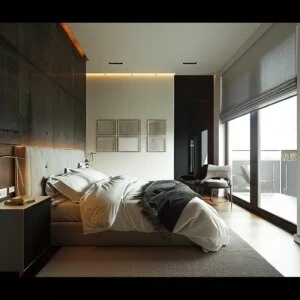 Sleek Minimalist Bedroom