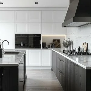 Stylish Monochrome Kitchen