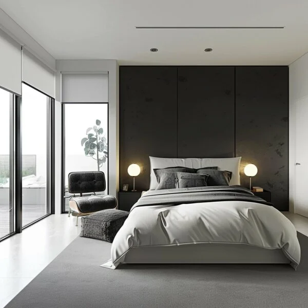 Vibrant Textured Bedroom