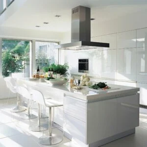 Bright White Kitchen