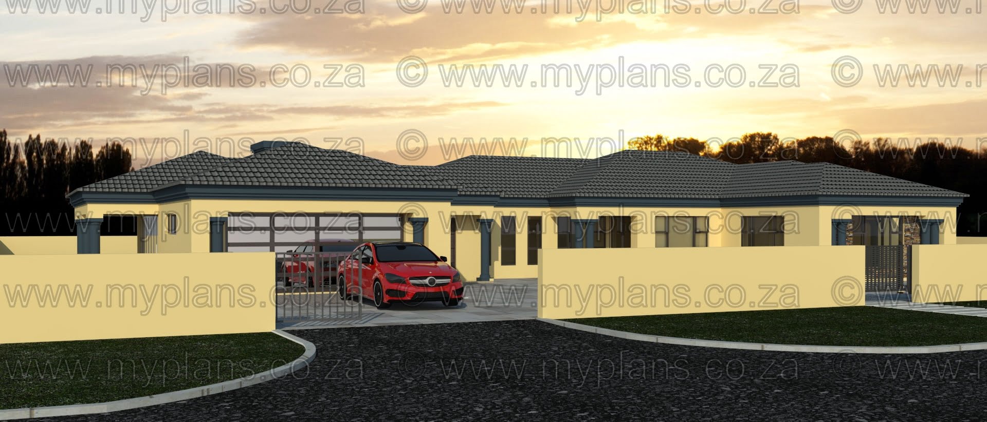 4 Bedroom House plan MLB 055S