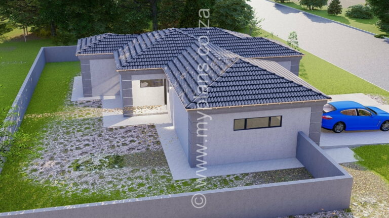 2 Bedroom House Plan BLA 107S