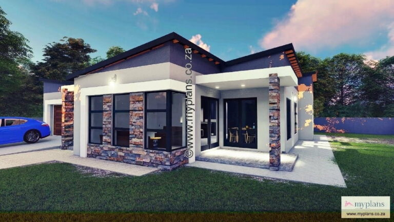 2 Bedroom House Plan MLB 107.4S