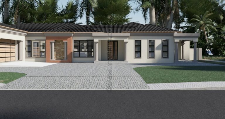 4 Bedroom House Plan MLB 072S