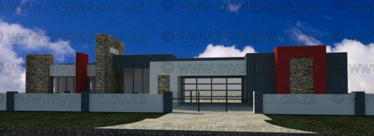 4 Bedroom House Plan MLB 076S